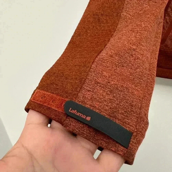 Lafuma x Montblanc Outdoor Full Zip Performance Jacket Gorpcore Orange Women's S - Picture 3 of 16